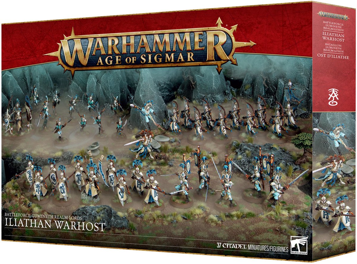 Games Workshop Battleforce lumineth realm-lords: iliathan warhost