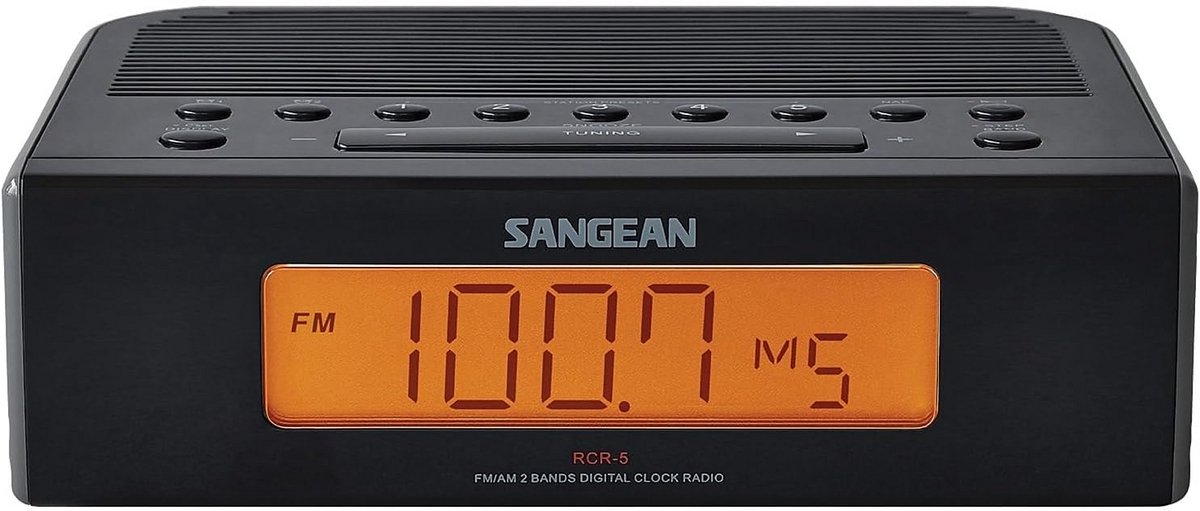 Digitale AM/FM Klokradio met RDS en Dubbel Alarm