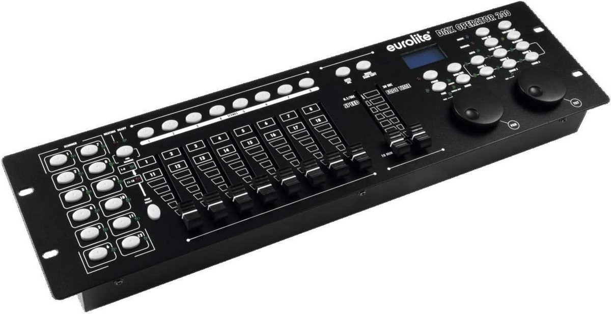 Professionele DMX Lichtcontroller 240 Kanalen - Geschikt voor Moving Heads en LED Verlichting