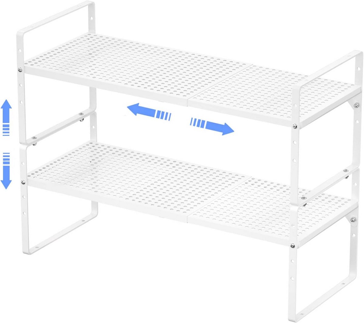 Uitbreidbare Opbergplanken voor Keuken en Kast - Stapelbaar en Verstelbaar
