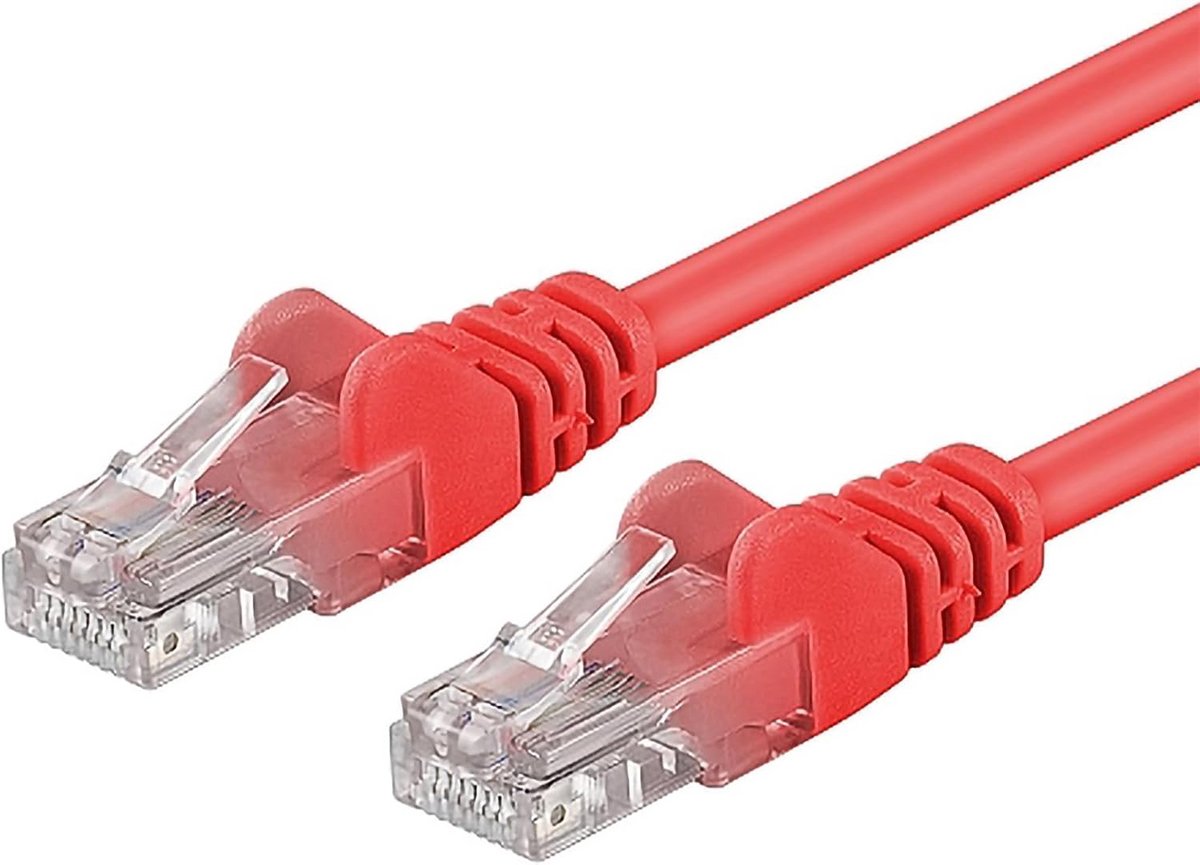 UTP Netwerkkabel LAN Patchkabel CAT5e 1 Gbit/s Koper RJ45 Kabel 1 Meter Paars