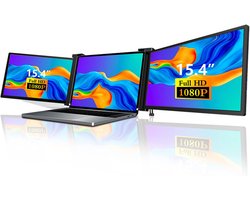 Draagbare Drie-in-een Monitor Extender voor Laptops van 15,6 tot 17,3 Inch