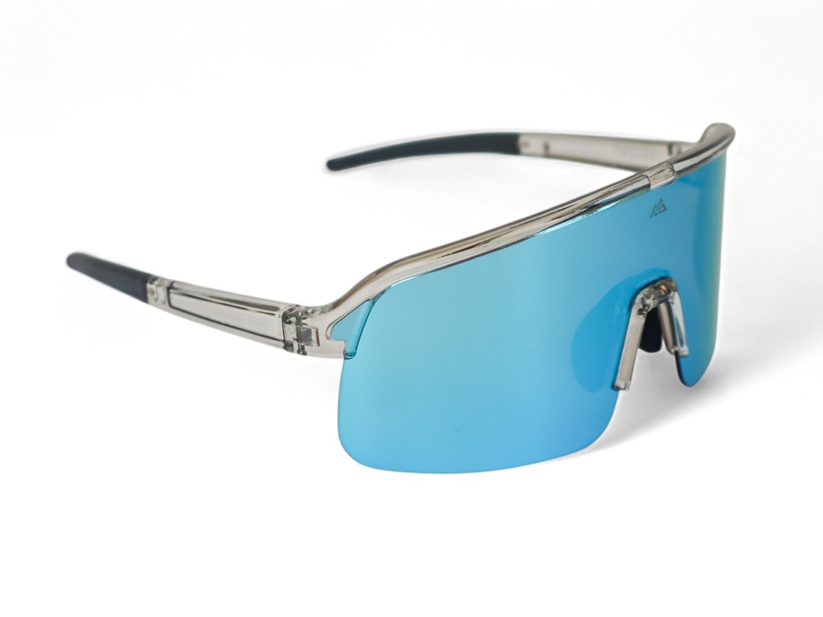DESCENT - Sportzonnebril Ridgeline - Transparant - Blauw - MTB - Wintersport - Wielrennen - Extreme sports - Mountainbike - Fietsen - Hiken - Bergsport