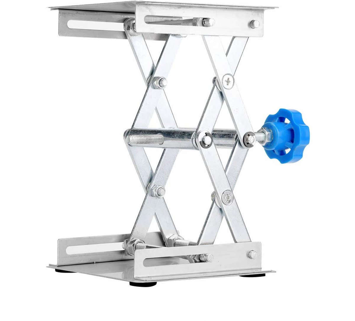 Roestvrijstalen Hefbrug voor Laboratorium - Compacte Schaar Lift 100x100x160 mm