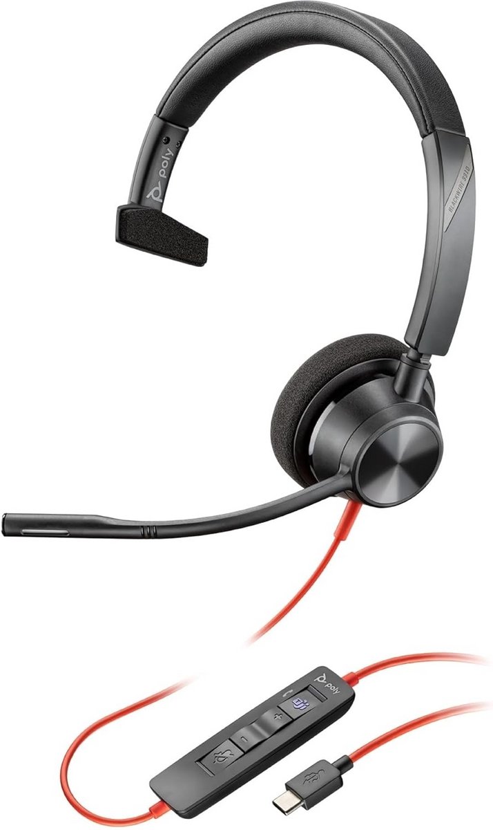 Professionele USB-C Headset met Microfoon voor Vergaderingen en Thuiskantoor