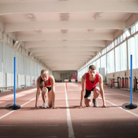 Voetbal Behendigheid Polen Set voor Snelheid en Slalom Training van Merkloos — afbeelding 3