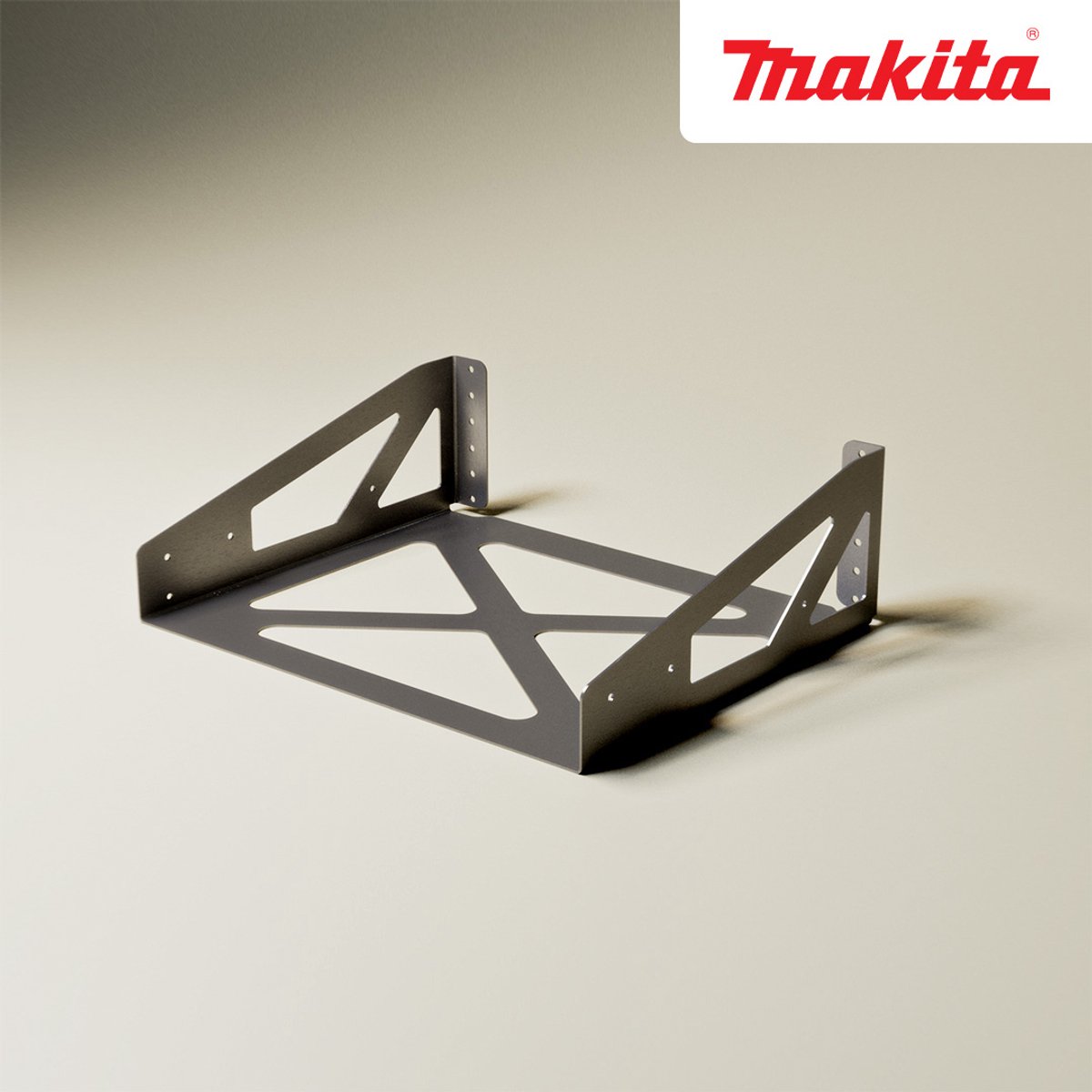 Stackwell Bracket - Gereedschapskist Houder voor Makita Systainer - Pull out Toolcase-Bracket - Opbergsysteem - Gereedschapskofferhouder voor muur & wandmontage - Thermisch verzinkt staal - Roestvrij en duurzaam- Schroeven inbegrepen