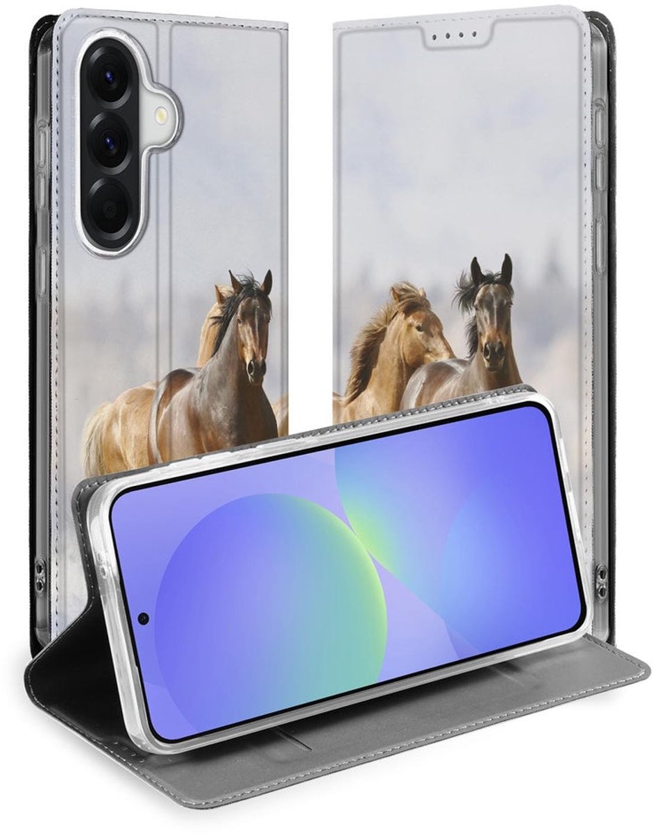 Bookcase Hoesje Samsung Galaxy A37 Paarden