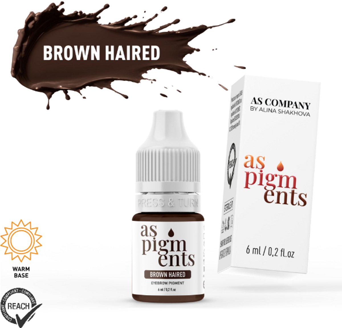 ASCompany Brown Haired 6 ml – Brow Pigment