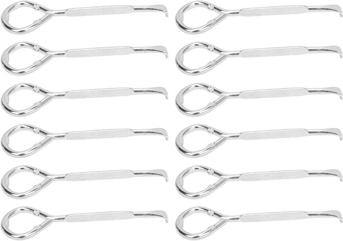 Multifunctionele blikopener set - 12 delig met M10 stalen openers voor verf en flessen