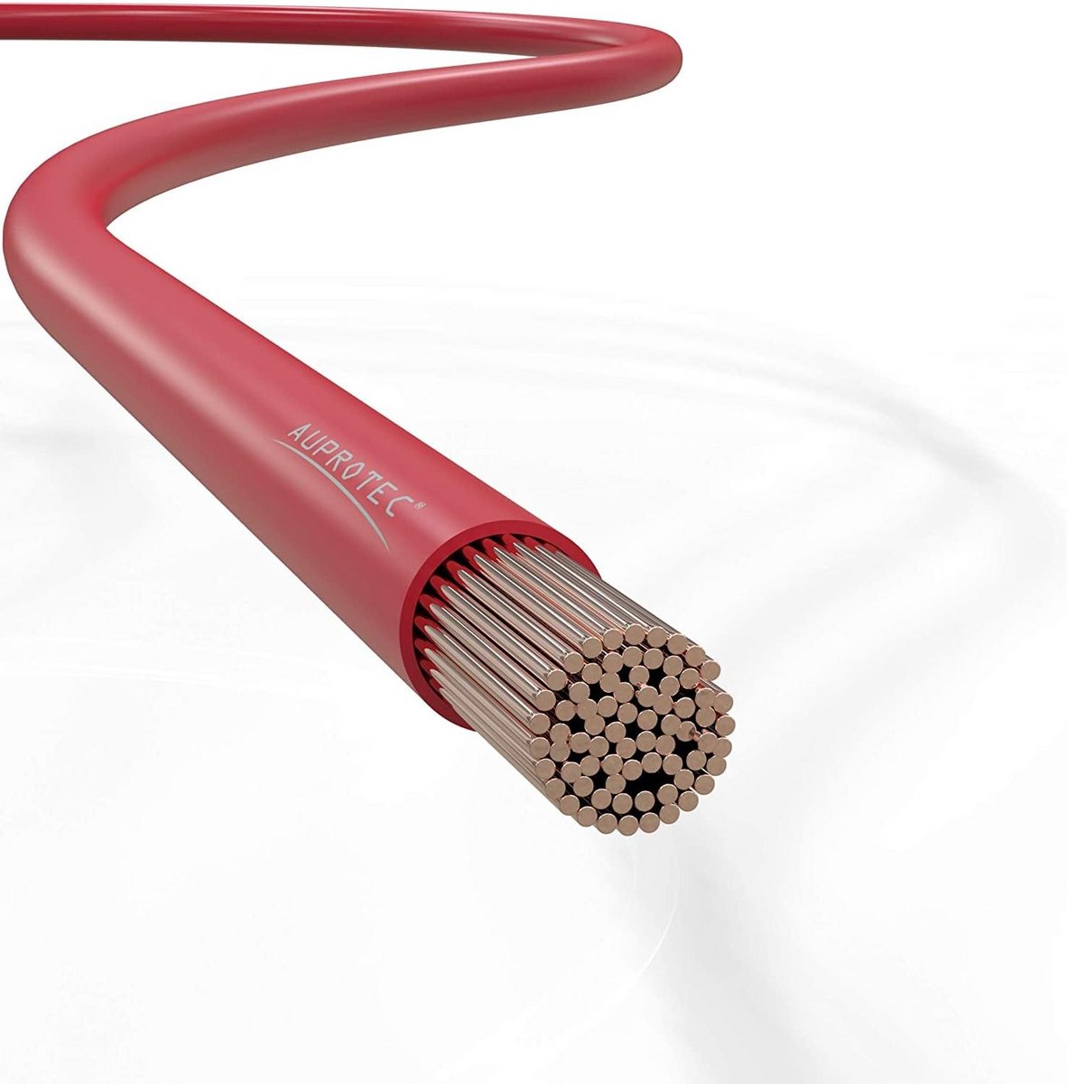 Flexibele Autokabel 2,5 mm² Rood - 10 Meter Elektrisch Draad voor Voertuiginstallatie