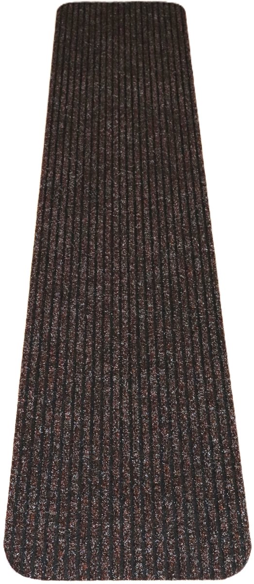 PRIMA - Heavy Duty - Keukenmat - loper - donker bruin -zwart - 40x180cm - antislip