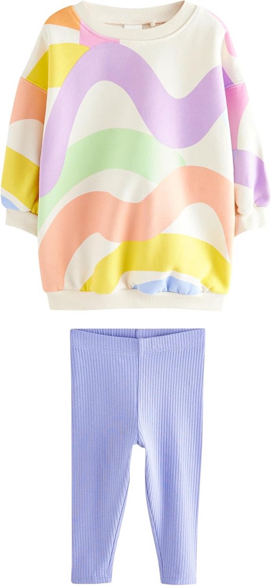Meisjes Set Sweater en Legging Katoenjersey