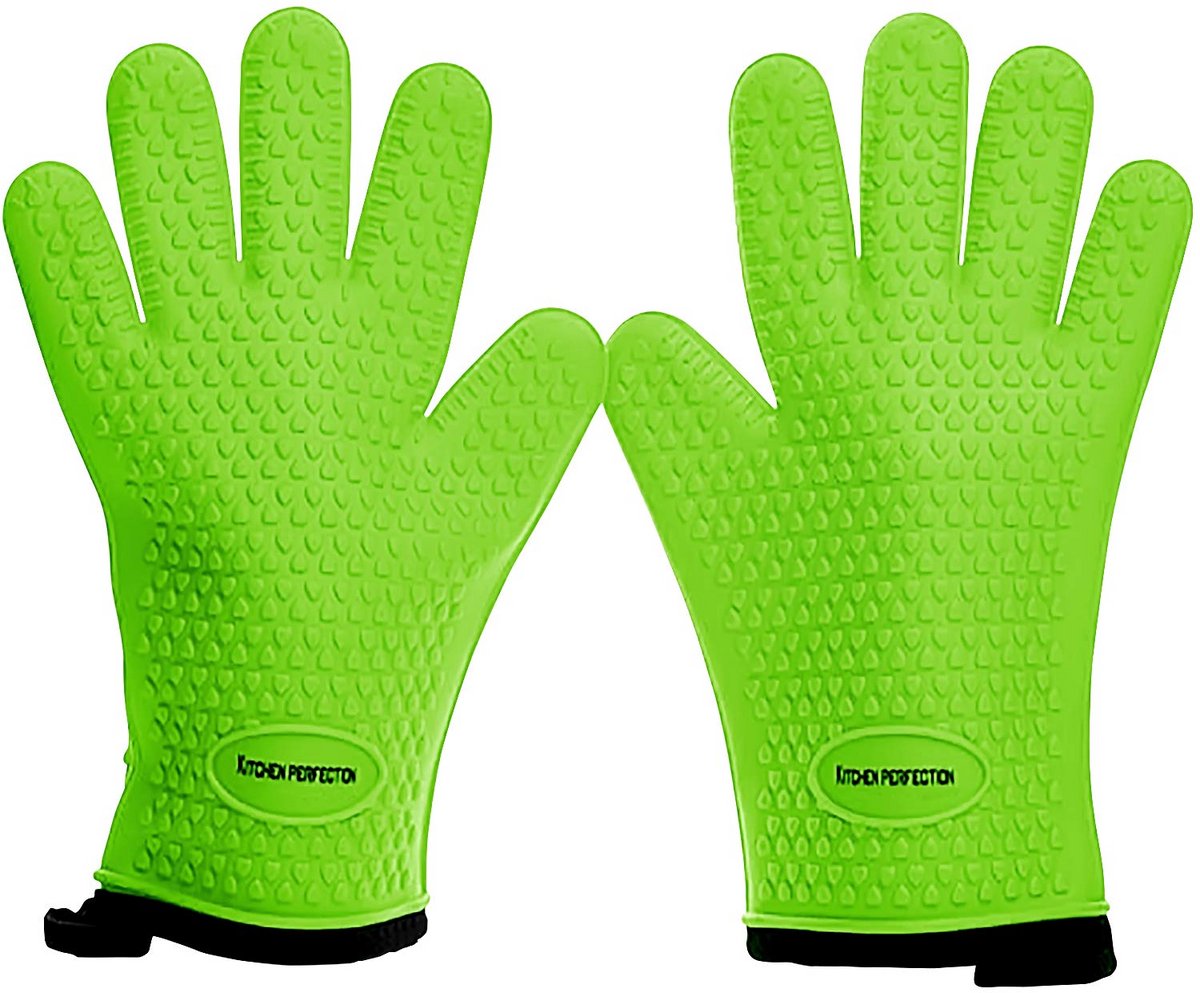 XL Siliconen Ovenwanten Extreme Hittebestendig BBQ Handschoenen Waterdicht Grillen Koken