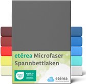 etérea Microvezel Jersey Hoeslaken 180x200-200x200 cm Antraciet