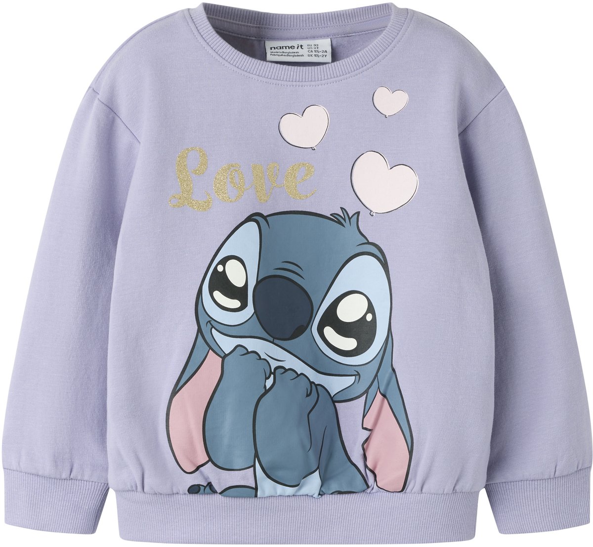 NAME IT - NMFANSA STITCH NREG SWEAT BRU WDI - Meisjes - Sweaters