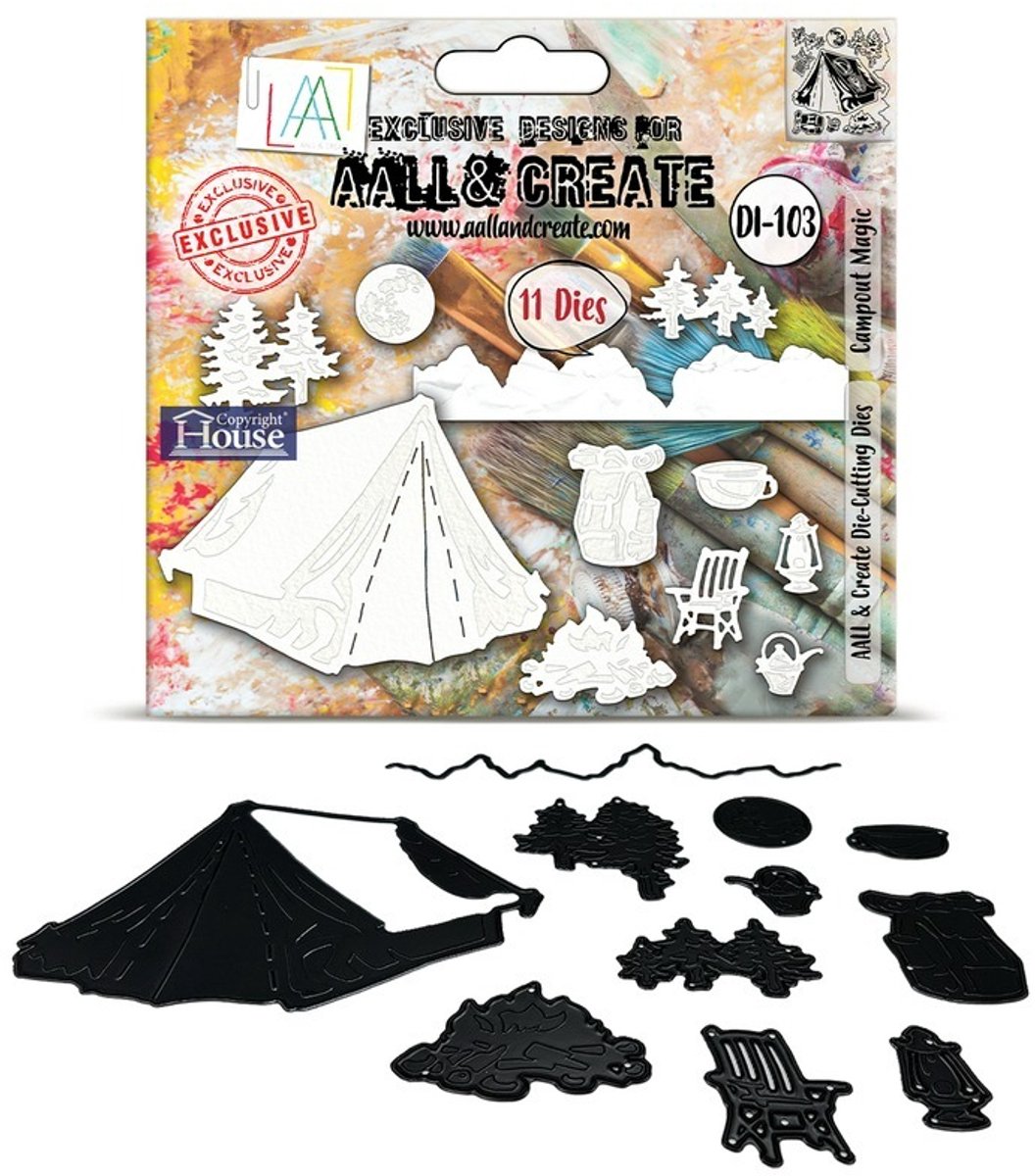 Aall & Create cutting dies - Campout magic