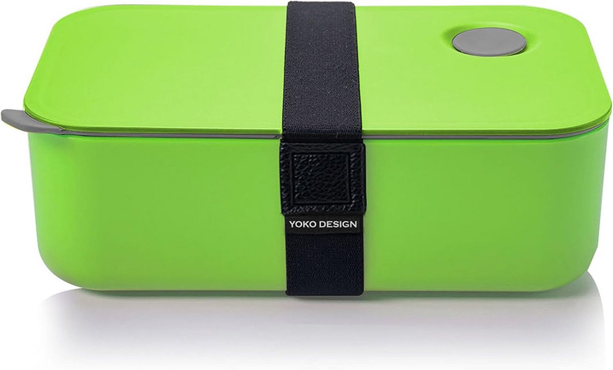 Luchtdichte Lunchbox met Scheiding en Stoomventiel, Groen, 1 Liter