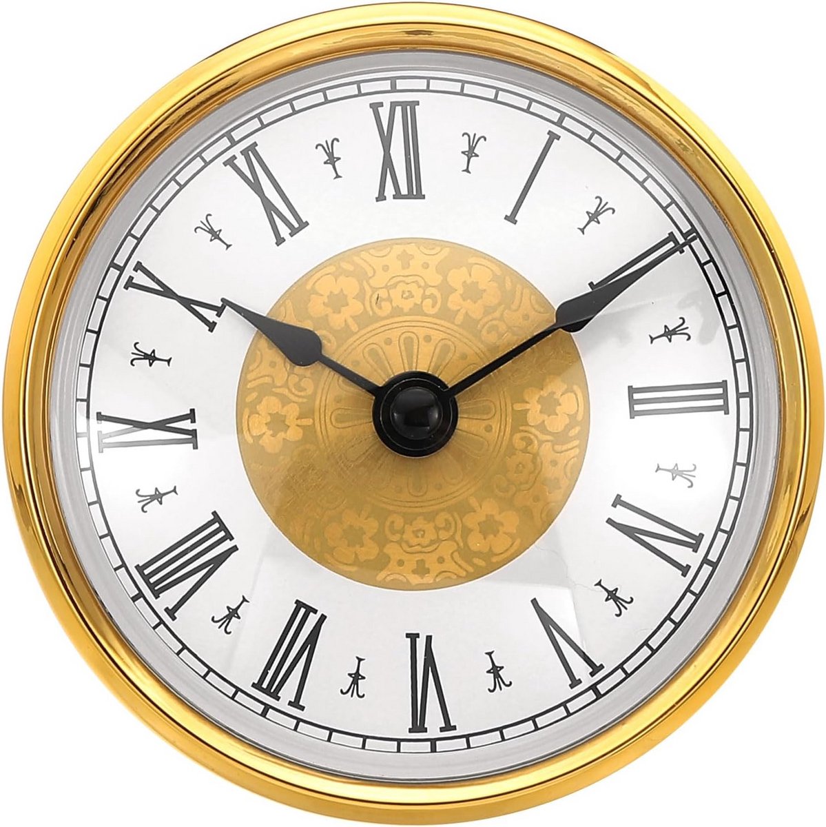 Ronde Quartz Klok Uurwerk Insert met Romeinse Cijfers 80mm Ø