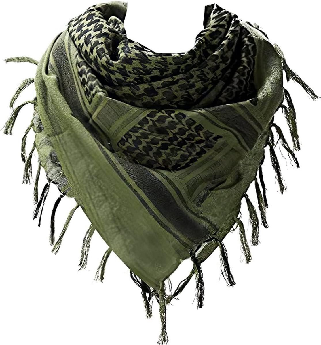 Zwarte Arabische Sjaal Shemagh Keffiyeh - Traditionele Kafiya voor Mannen en Vrouwen