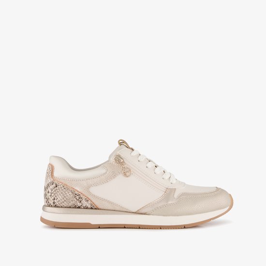 Baskets Tamaris femme blanc beige - Taille 38