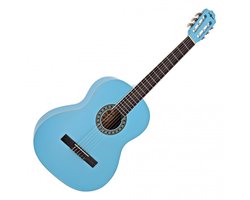 Gear4music Klassieke Gitaar Blauw