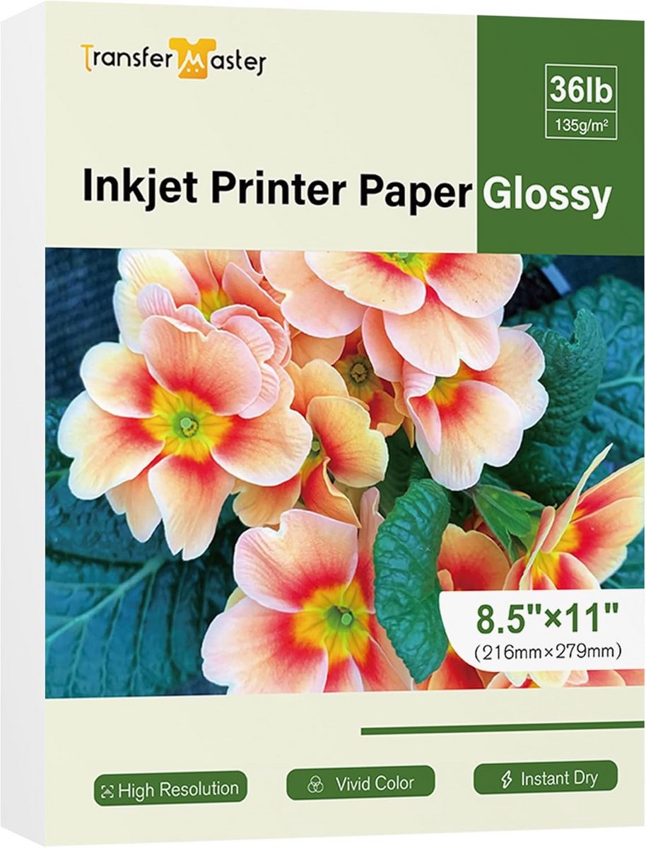 Glanzend Dun Inkjet Fotopapier 150 Vellen voor Hoogwaardige Kleurprints