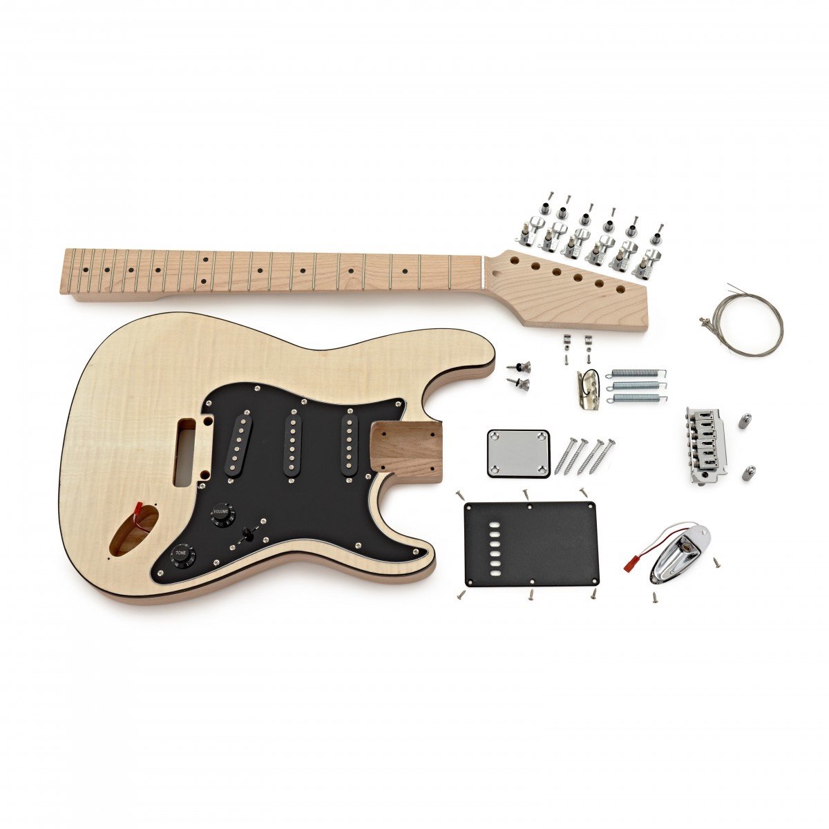 Guitarworks Duo-Cutaway Doe-het-zelf Elektrisch Gitaarpakket, Pro