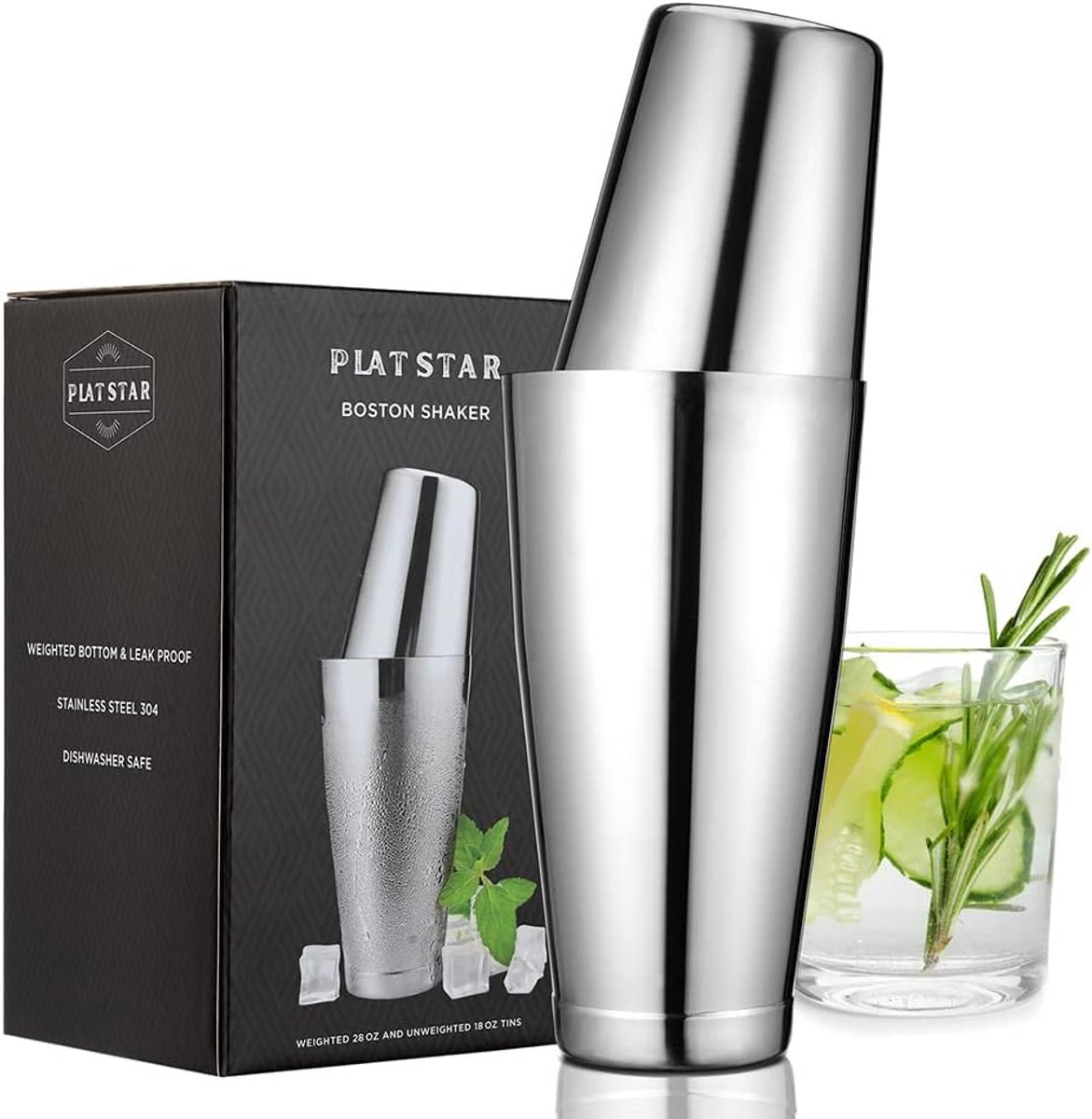Professionele Cocktail Shaker Set Roestvrij Staal voor Bartenders