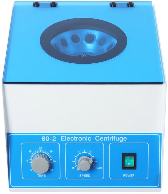 Laboratorium Centrifuge - Desktop Centrifuge - Monsters Scheiden - 12 x 20 ml Capaciteit - Compact Formaat - Blauw Wit — afbeelding 2
