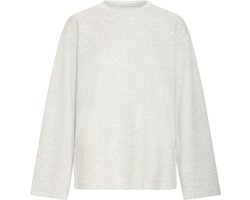 Ichi IHCOZY LS Dames Trui - Light grey melange