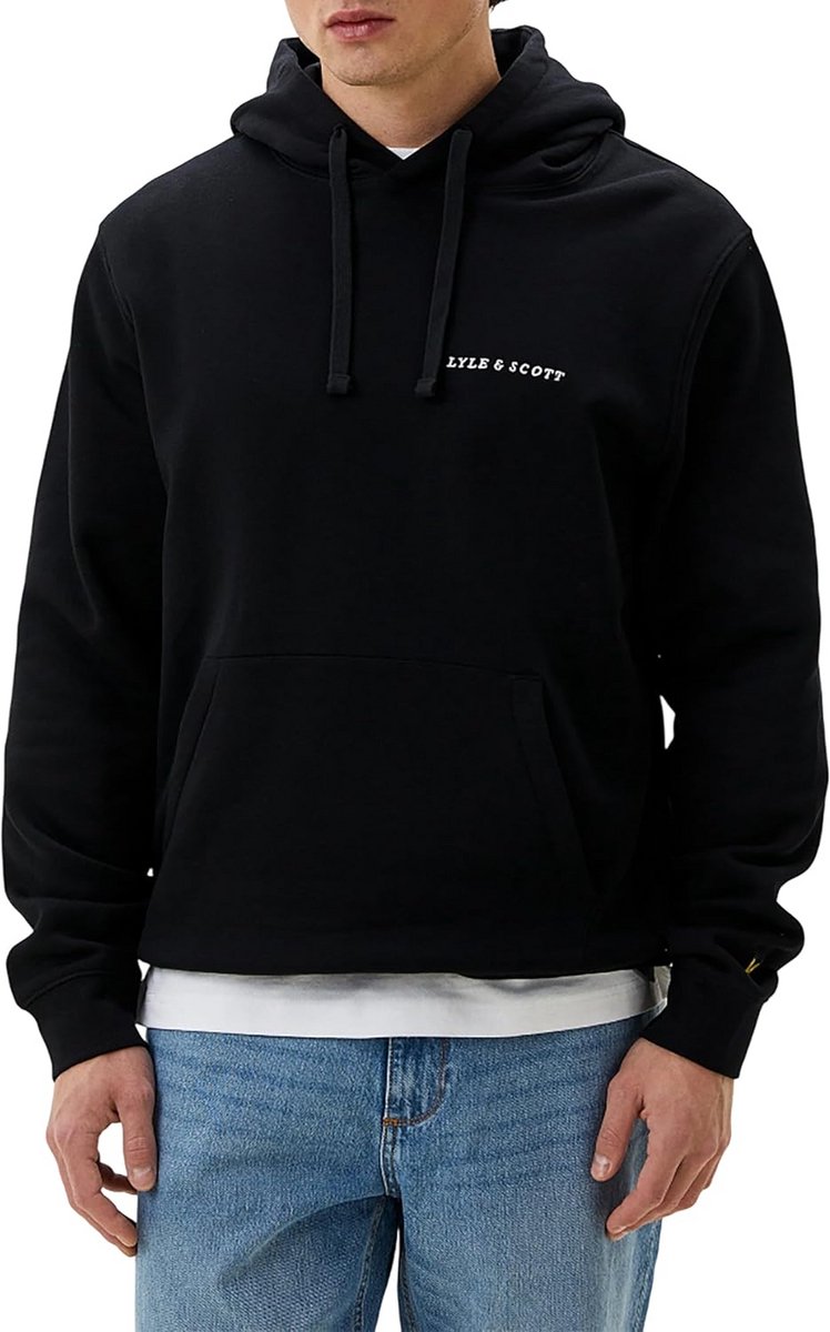 Heren Hoodie met Geborduurd Logo en Capuchon