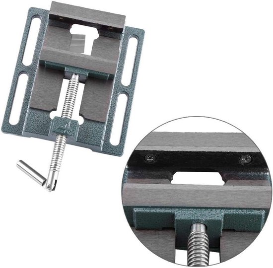 Wiltec Draagbare Mobiele Mini-Werkbank Met Bankschroef - Beukenhout - 195mm Klembreedte Voor Klemmen, Schaven En Precisiewerk