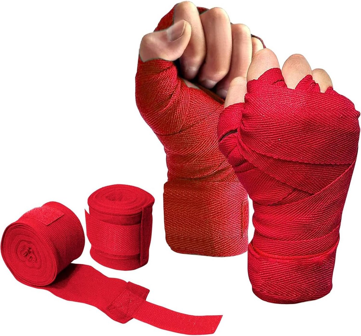 Professionele Bokshanddoeken met Polsbescherming voor Mannen, Vrouwen en Kinderen - Ideaal voor MMA en Fitness
