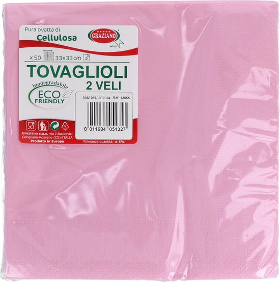 Servetten tissue 33cm 3 laags leaf green 1/8 vouw