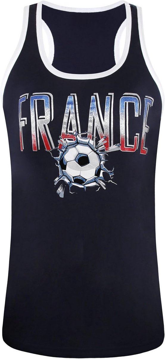 Sportief Voetbal Zonder Mouwen Shirt voor Dames - Blauw