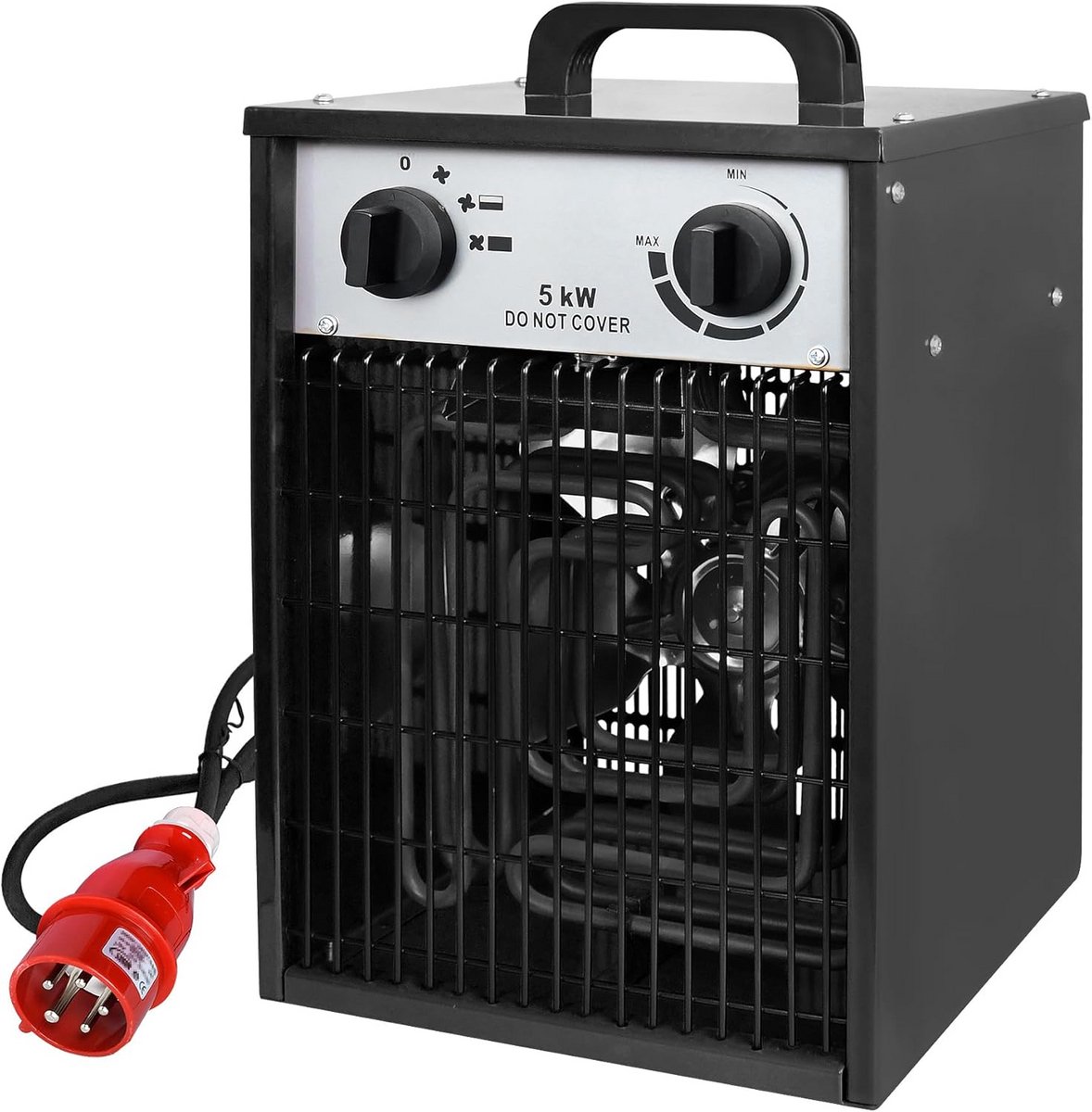 Krachtige Elektrische Bouwverwarming met Thermostaat - 3kW tot 9kW