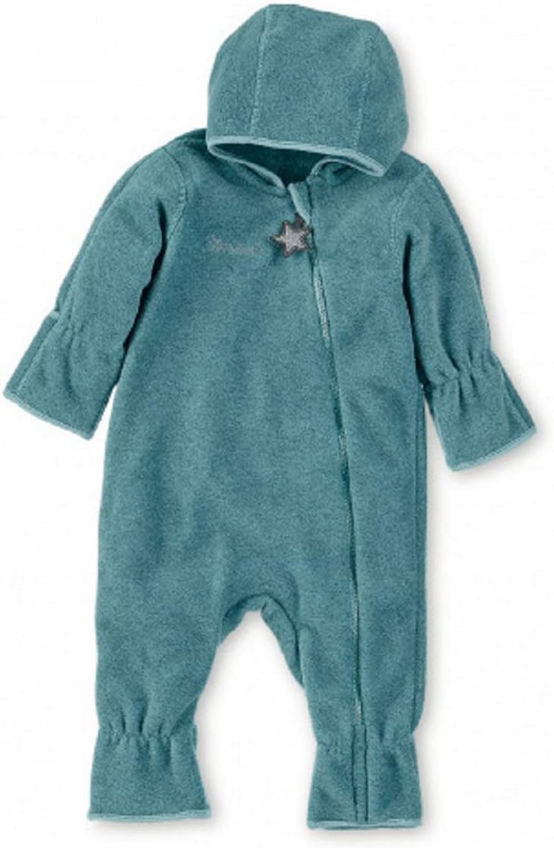Warme Fleece Overall met Capuchon, Mouwen en Voetjes voor Baby's en Peuters