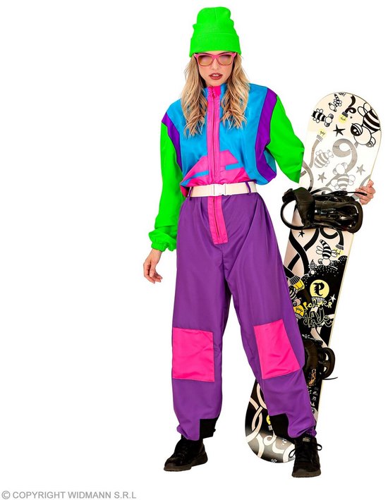 Fout skipak Dames (Paars/Blauw/Groen)