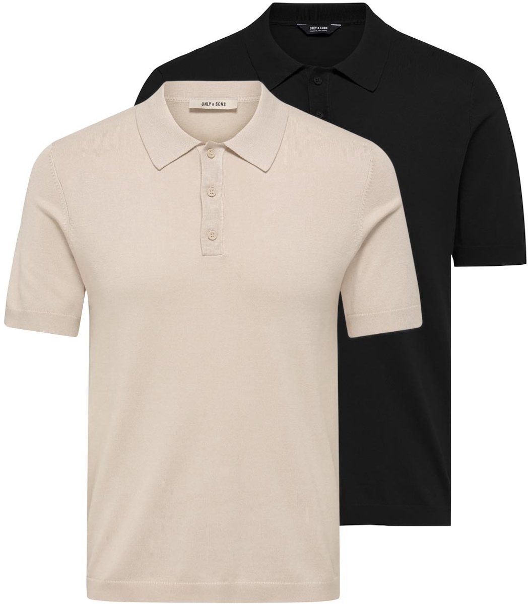 Only & Sons Heren poloshirt 2 pack Wyler