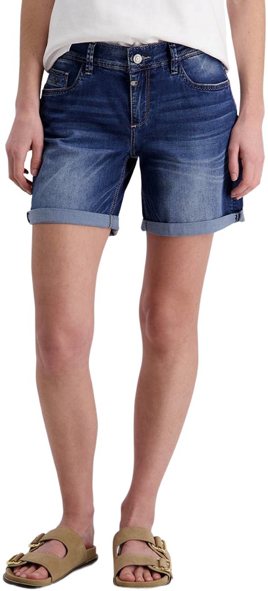 TIMEZONE Dames Short Broeken regular/straight Fit Blauw W 24 Volwassenen