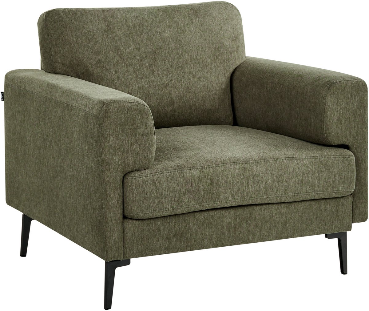 LOUSTO - Fauteuil - Groen - Polyester
