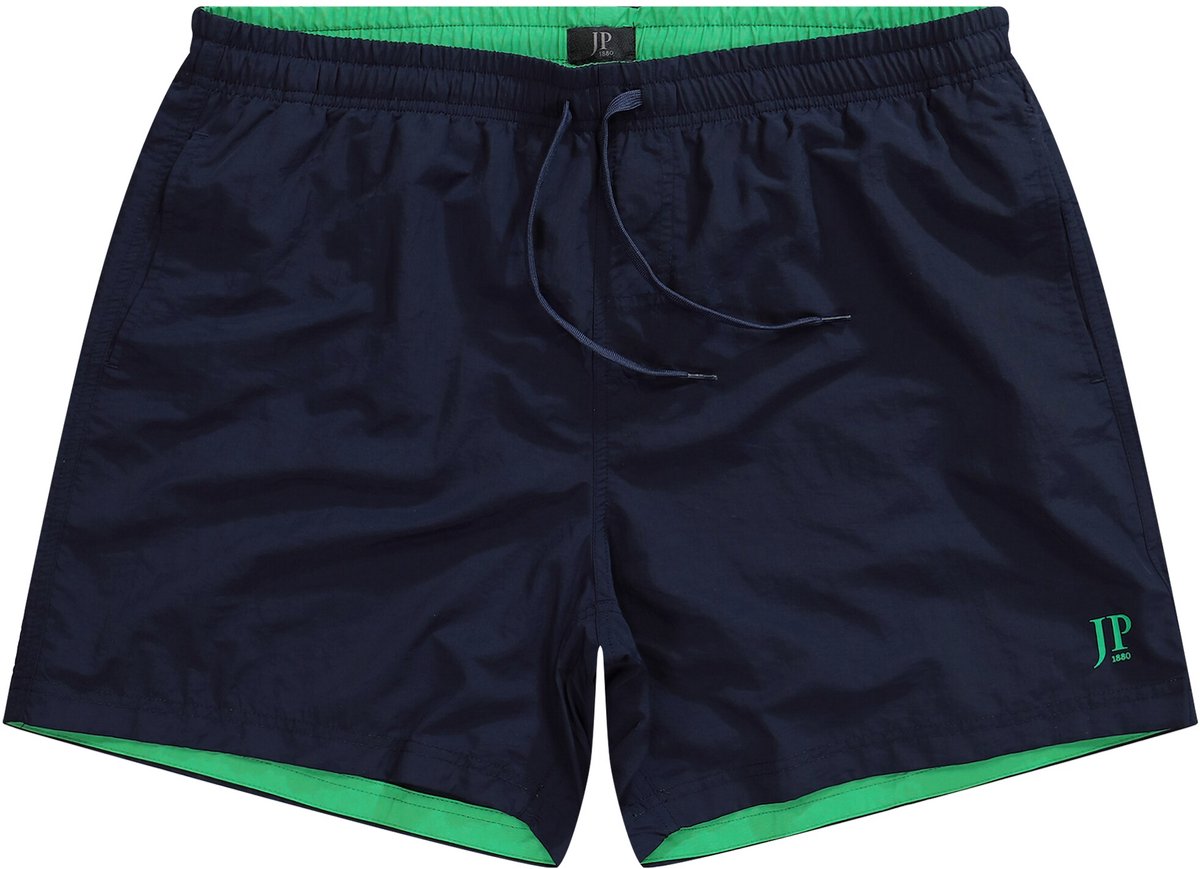 JP 1880 - Heren - Zwemshorts beachwear elastische band - Donkermarine - Maat L