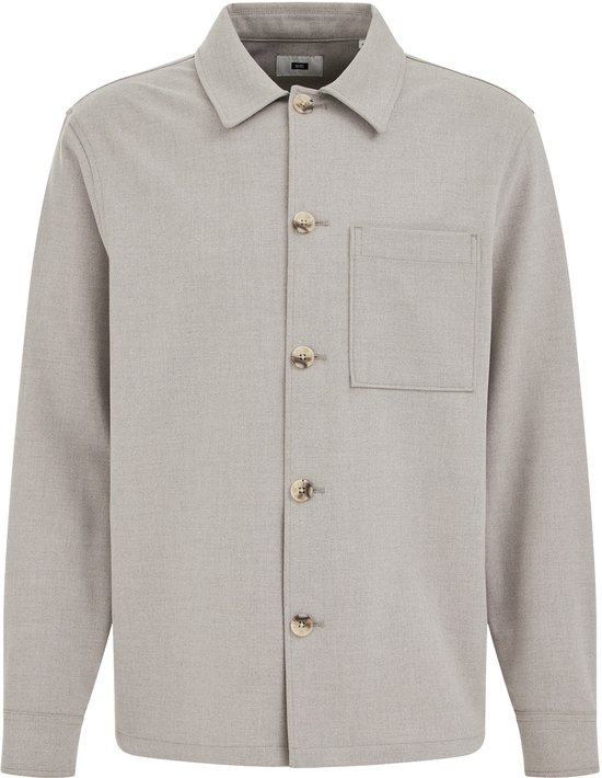 WE Fashion Heren regular fit overshirt
