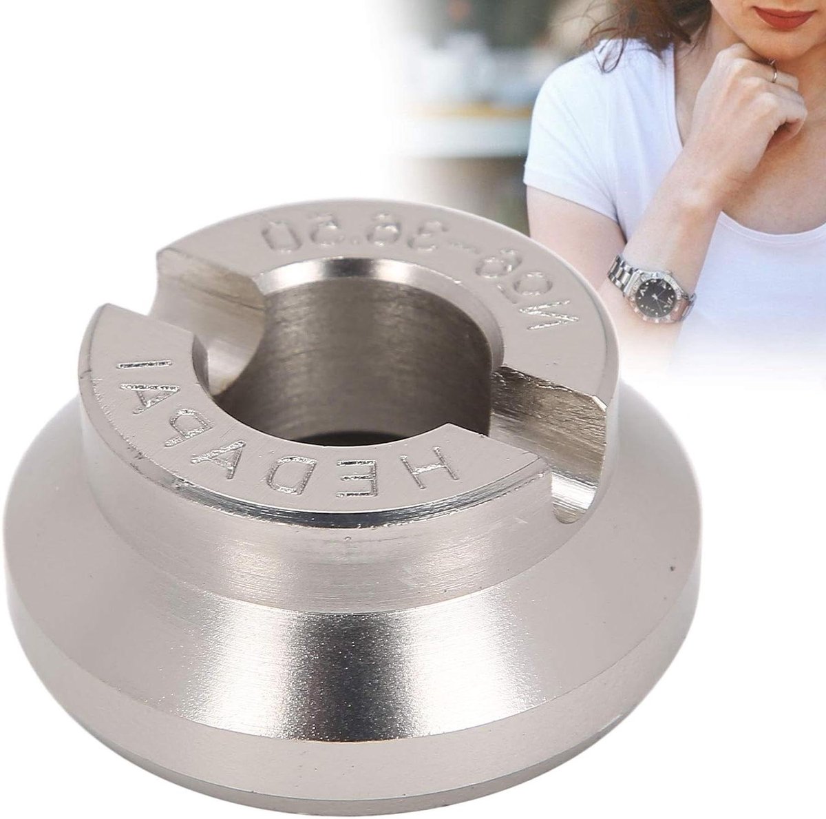 Allecto - Horlogebandopener - Horlogekastopener - Horlogebatterijen - Vervangen - Horlogemaker - Polsbandjes - Horlogekast - Reparatie - 36.5mm - Geschikt voor horloges - Zwart