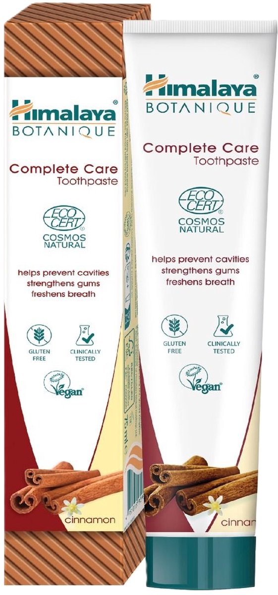 HIMALAYA - Tandpasta - kaneelsmaak - natuurlijke ingrediënten - 75 ml