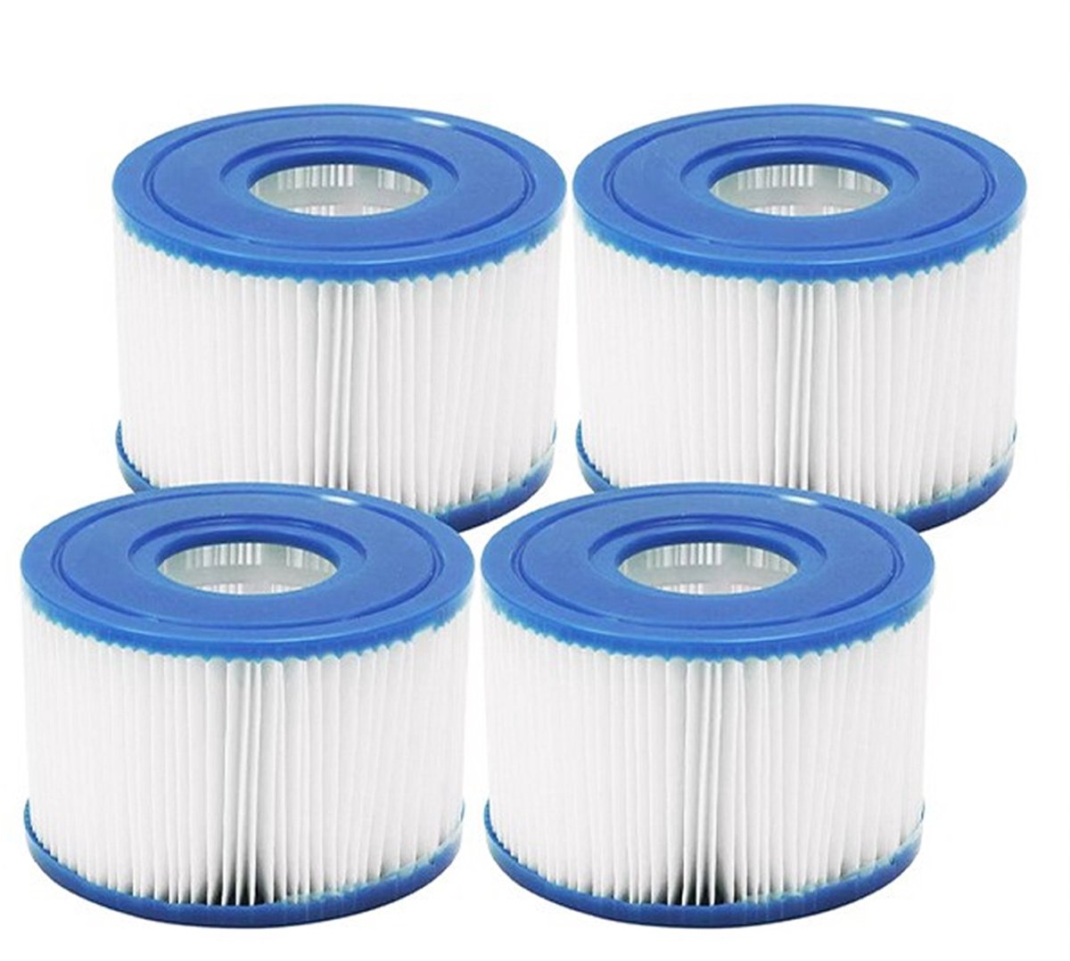 4 stuks Filterpatroon geschikt voor Intex Pure Spa Type S1 29001 Filters - voor opblaasbare spa - filter jacuzzi - filter zwembad