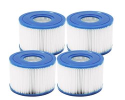 4 stuks Filterpatroon geschikt voor Intex Pure Spa Type S1 29001 Filters - voor opblaasbare spa - filter jacuzzi - filter zwembad