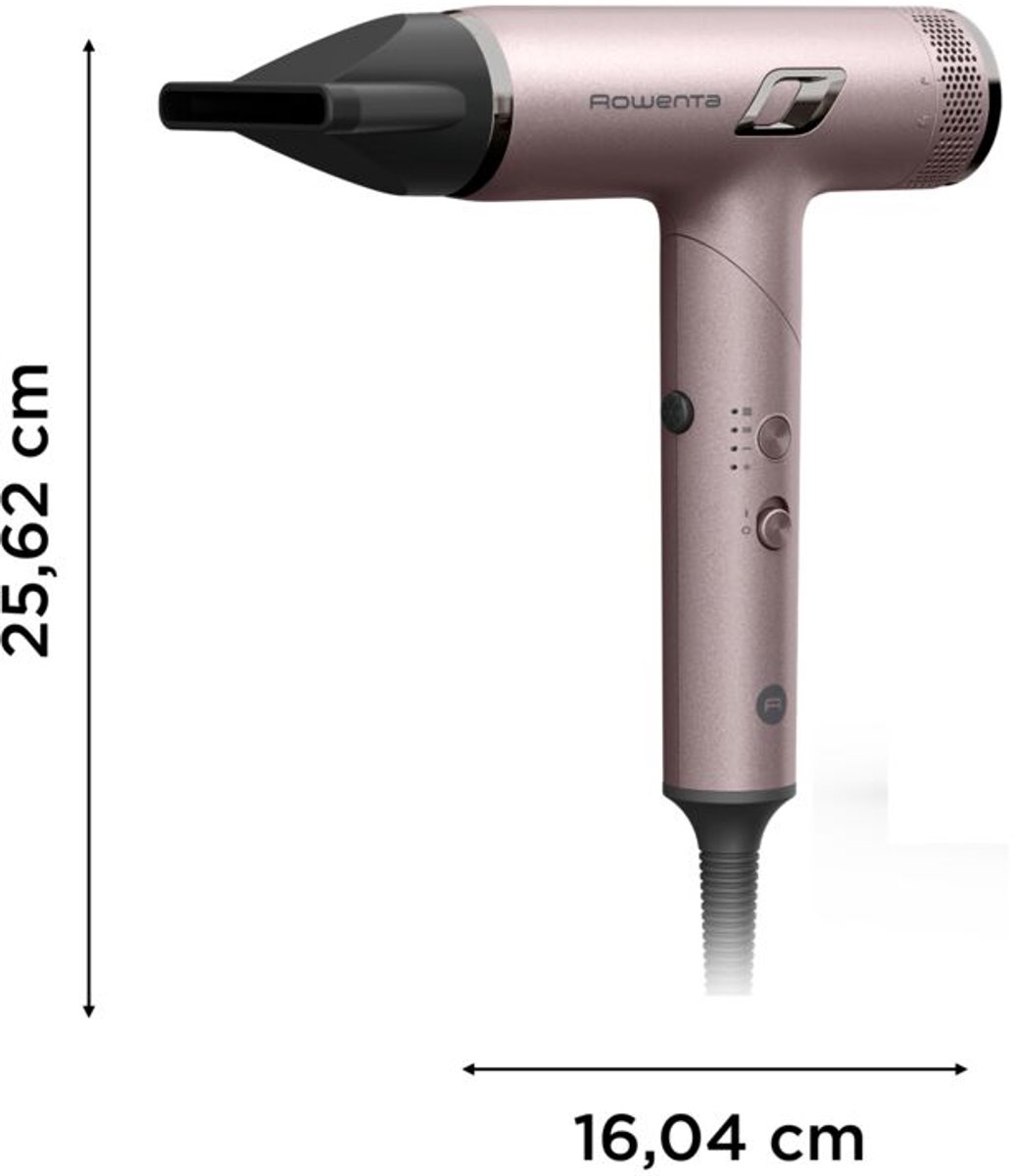 Rowenta NANO Fold HY8530E0 – Föhn - 1700 W – Opvouwbaar - Ionische technologie – Reis haardroger — afbeelding 3