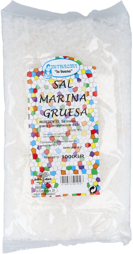 Grof zeezout 1 kg|Coarse Sea Salt 1 kg|Gros sel de mer 1 kg
